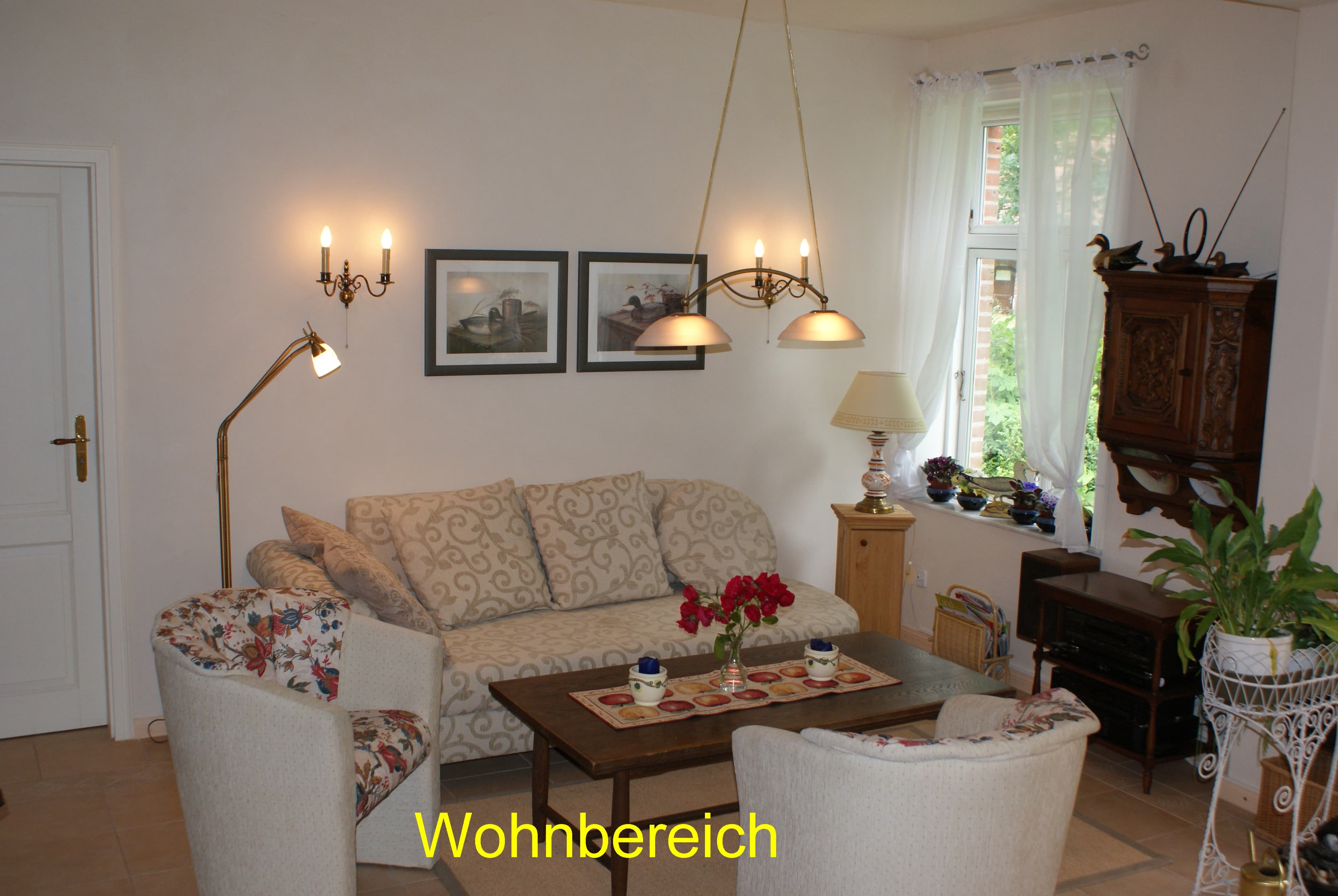 Wohnbereich in der Ferienwohnung Krischanshof in Neuenkirchen