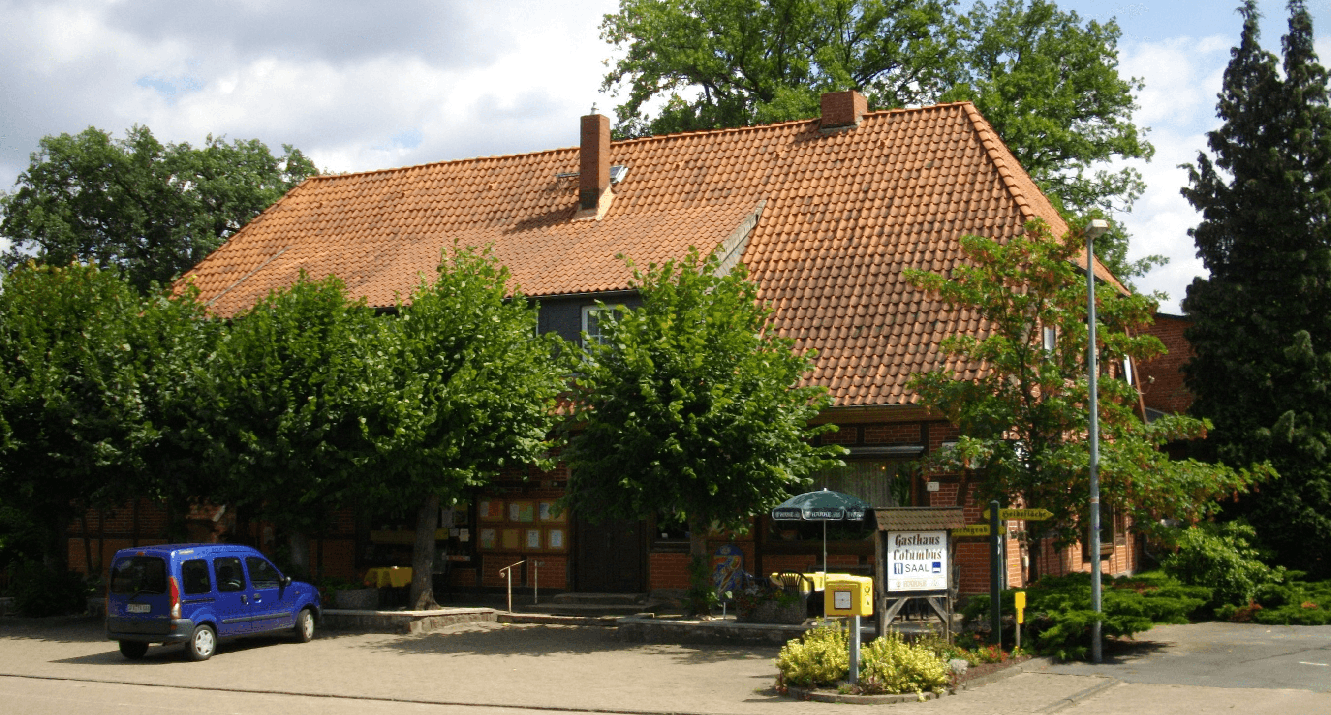 Außenansicht Gasthaus Columbus