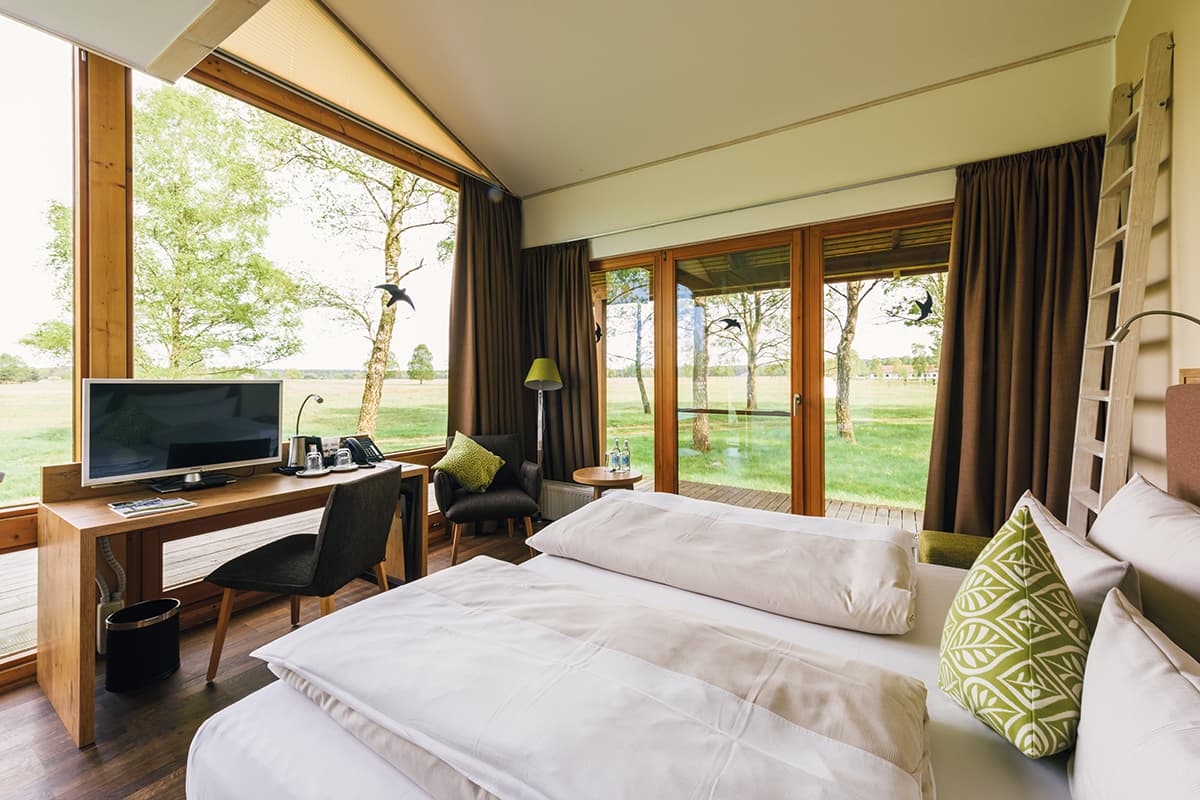 Lodge-Zimmer Panorama im Hotel Camp Reinsehlen