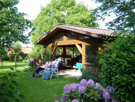 Garten des Gasthauses Zur Eiche Bienenbüttel