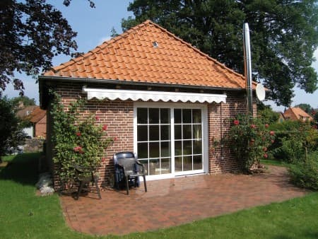 Terrasse der Ferienwohnung Zur Eiche Bienenbüttel