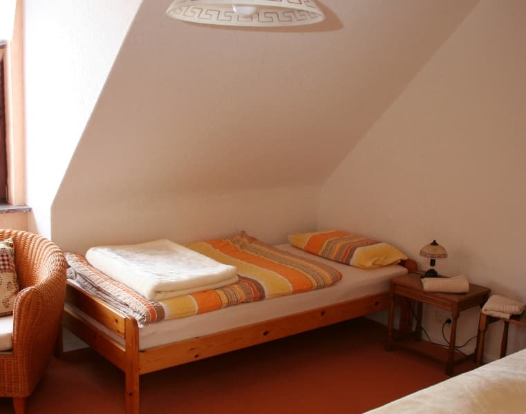 Schlafzimmer Privatpension Regina Rimpo