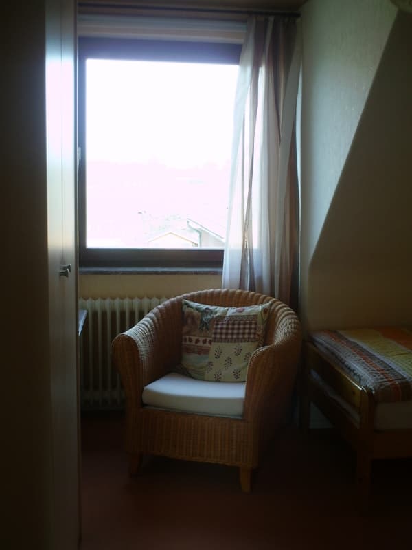 Sitzecke Schlafzimmer Privatpension Regina Rimpo