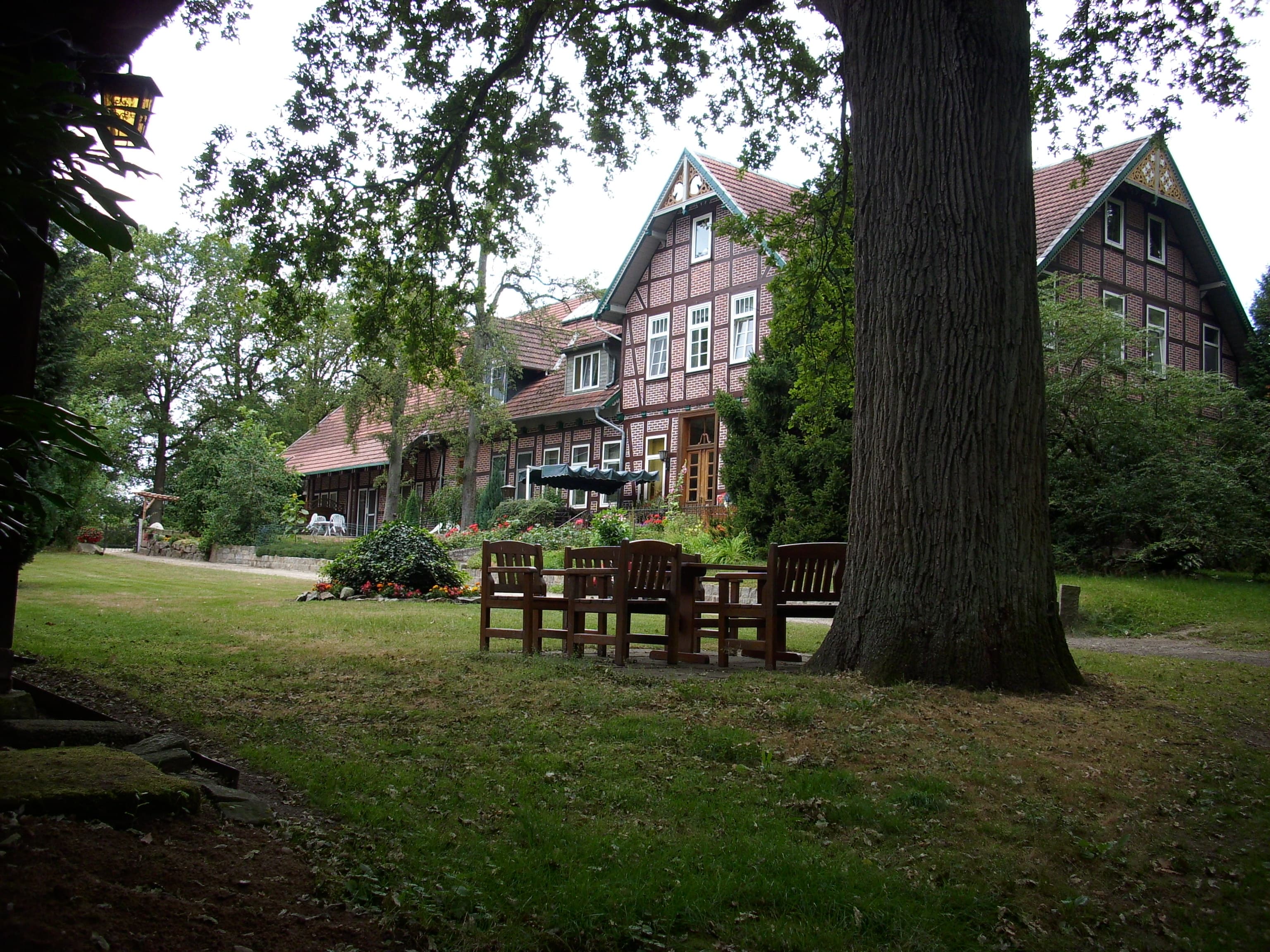 Jürgenshof Sitzecke im Garten 