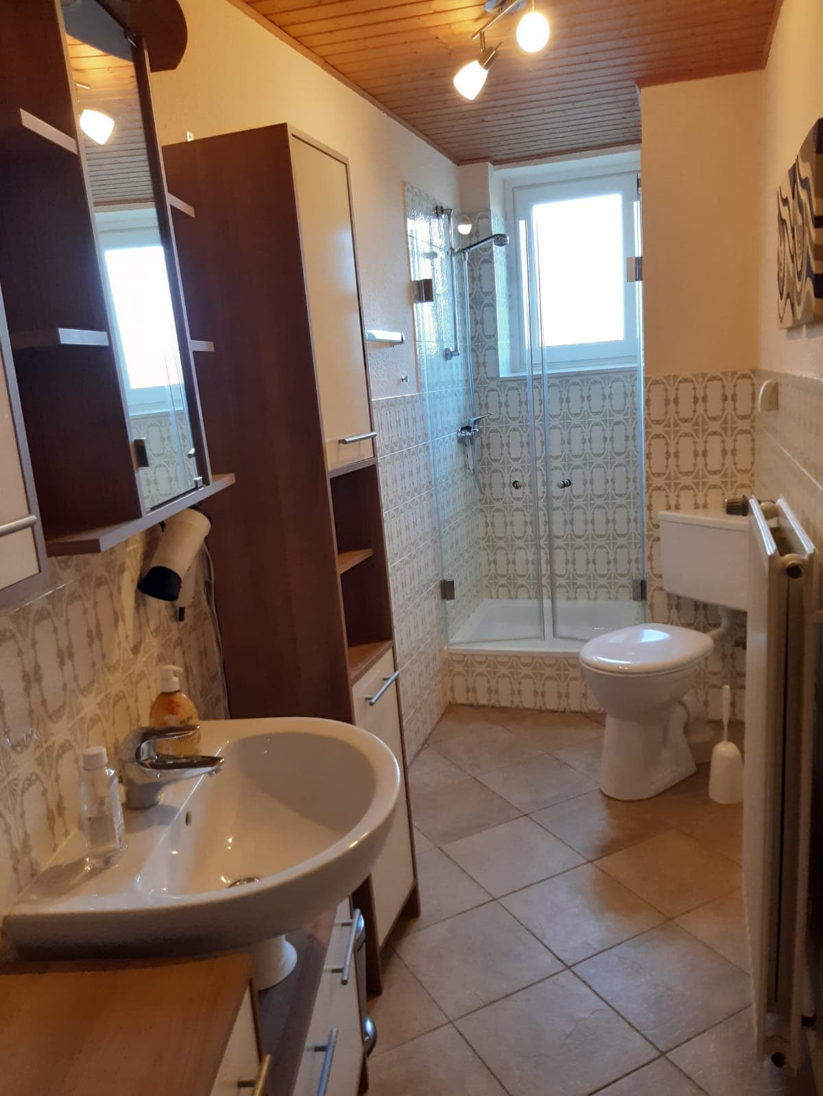 Ferienwohnung Örtzeblick Badezimmer