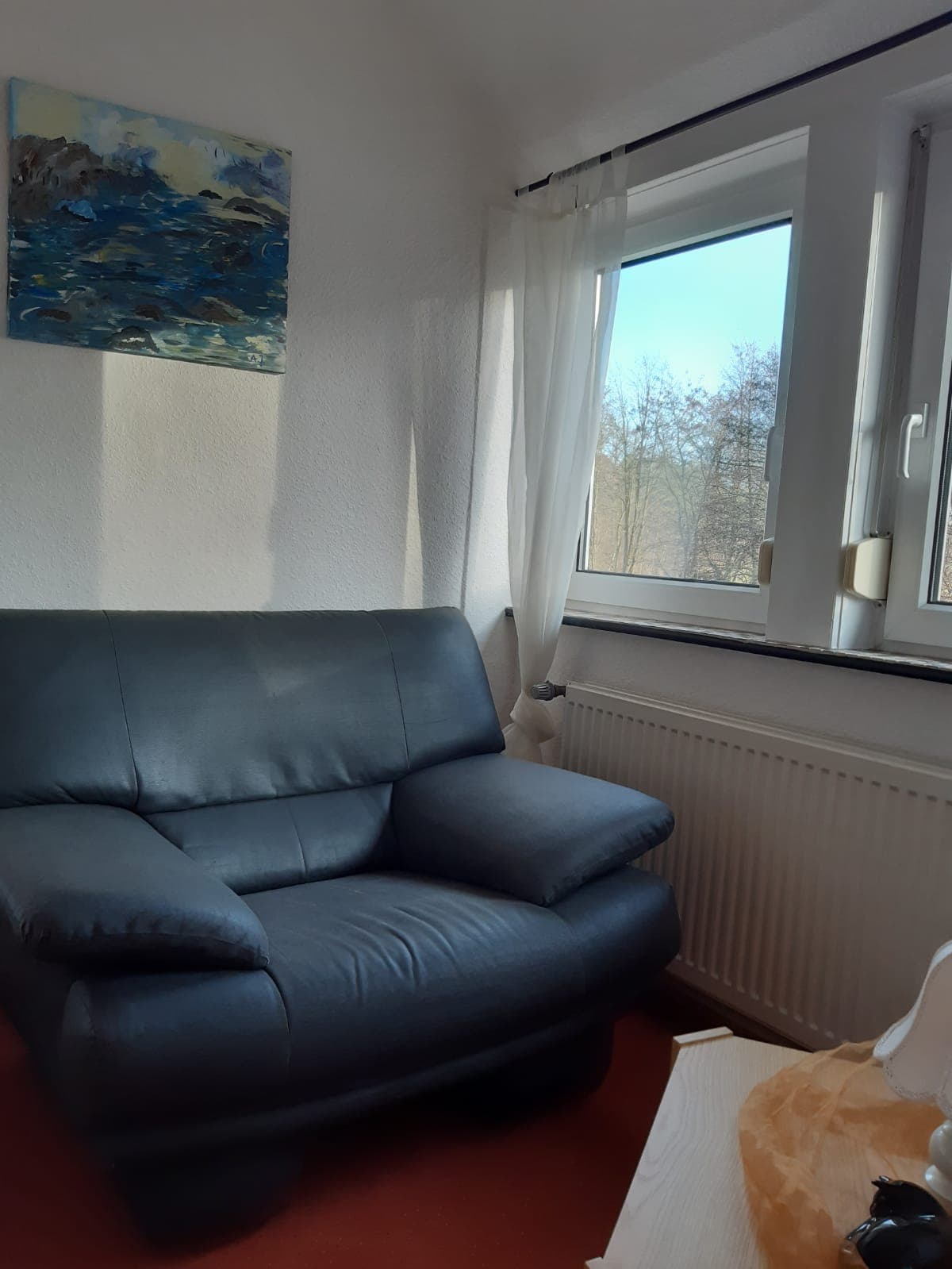 Ferienwohnung Örtzeblick Gemütliche Leseecke