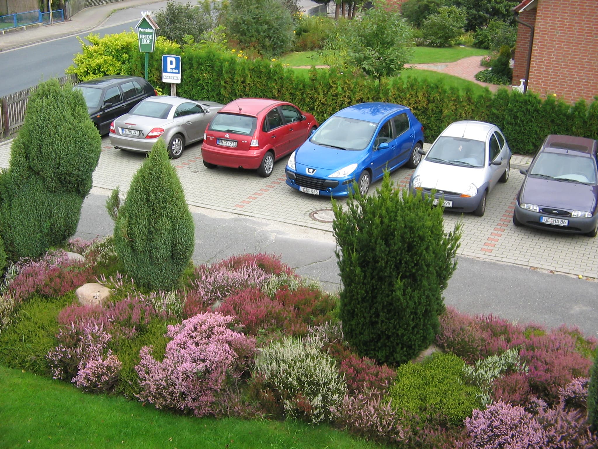 Gästeparkplatz Pension Heidehof