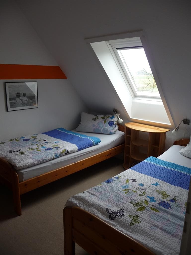 Schlafzimmer in dem Haus Kappenberg in Walsrode