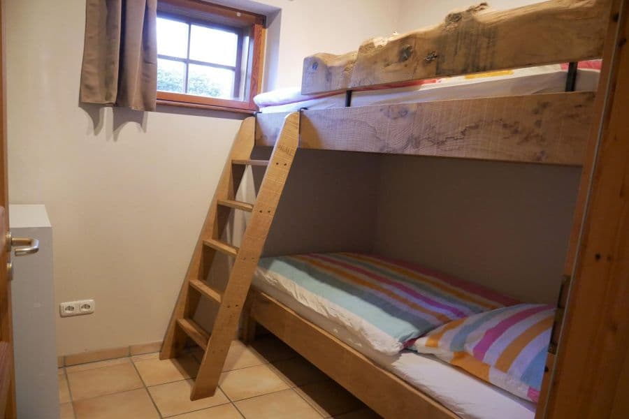 Badezimmer der Ferienwohnung Hirschgrund auf dem Ferienhof Holste