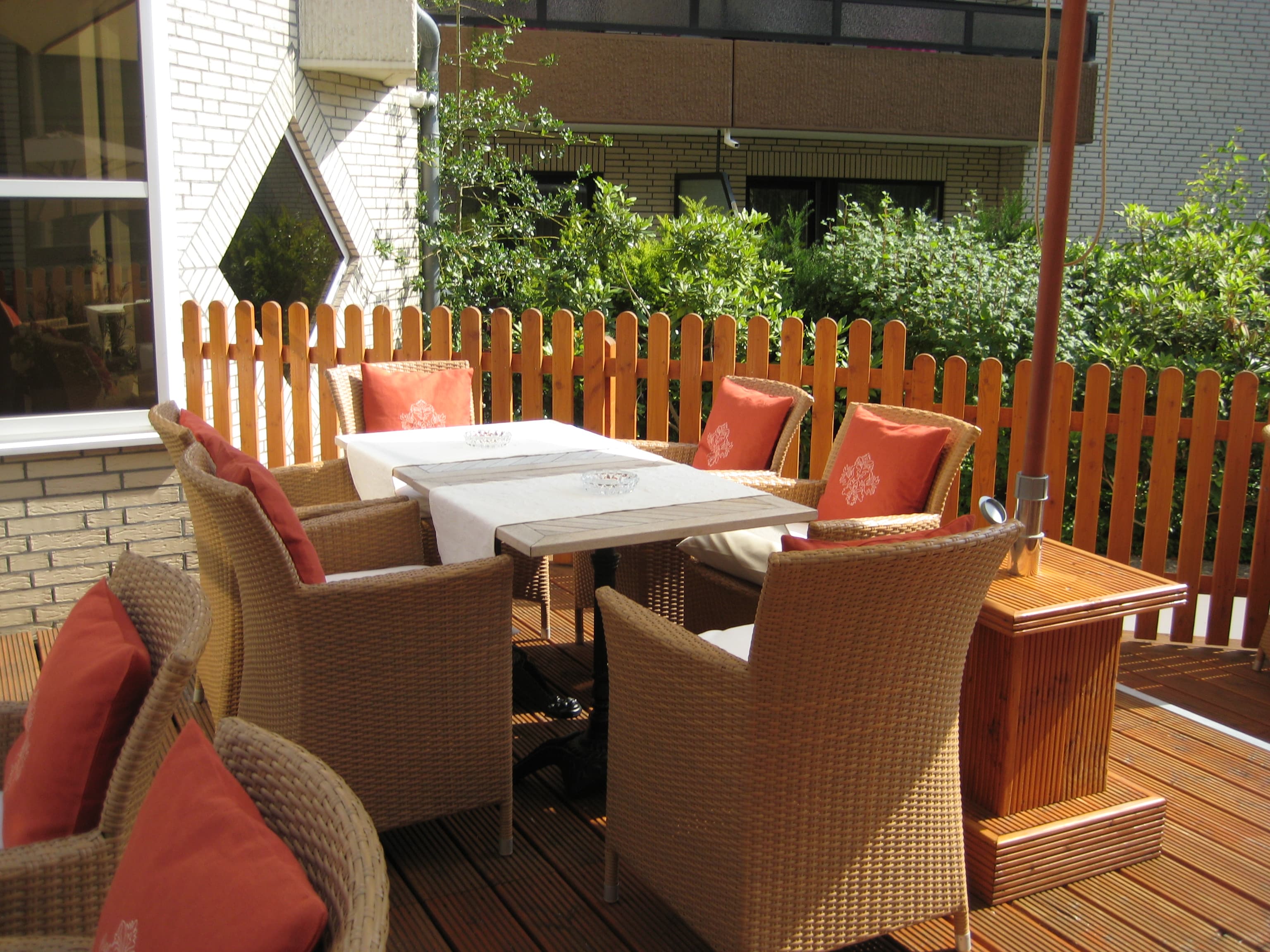 Terrassendeck Kur- und Kneipp Hotel-Pension Zum Goldenen Hirsch