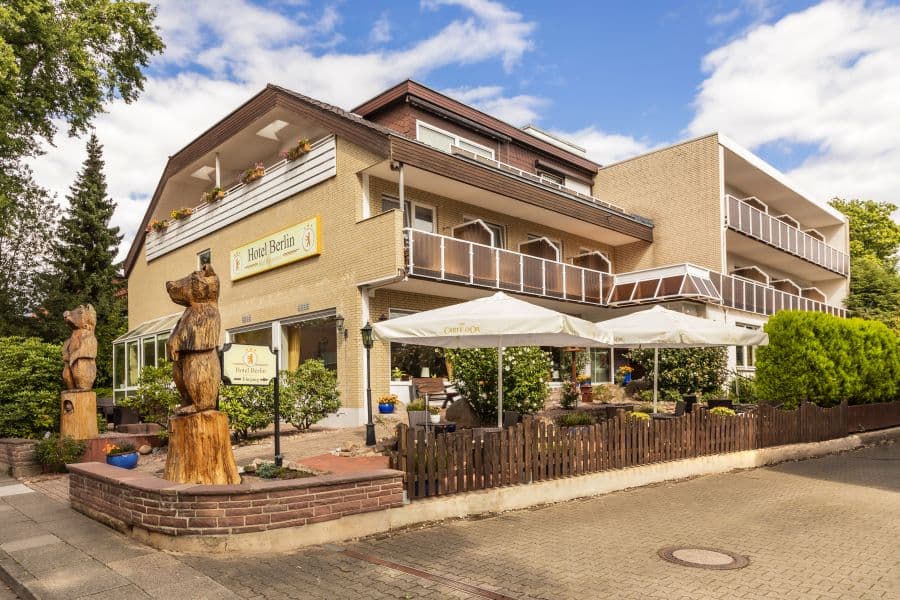 Aussenansicht des Hotels Berlin in Bad Bevensen