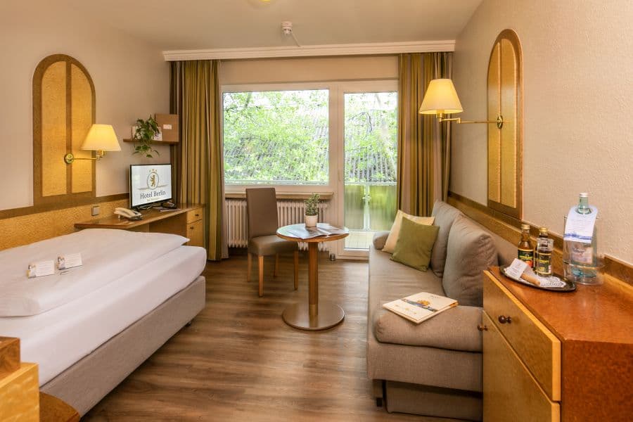 Einzelzimmer in dem Hotel Berlin in Bad Bevensen