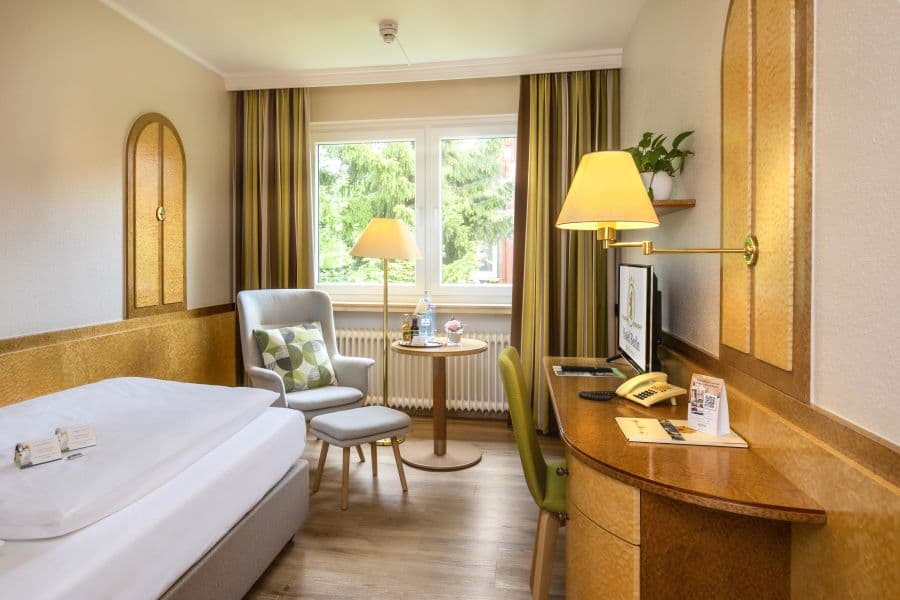 Einzelzimmer in dem Akzent Hotel Berlin in Bad Bevensen