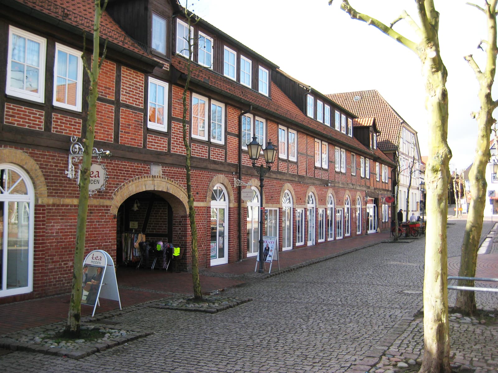 Außenfassade Ferienwohnung Auenglück im Von Cölln Hof