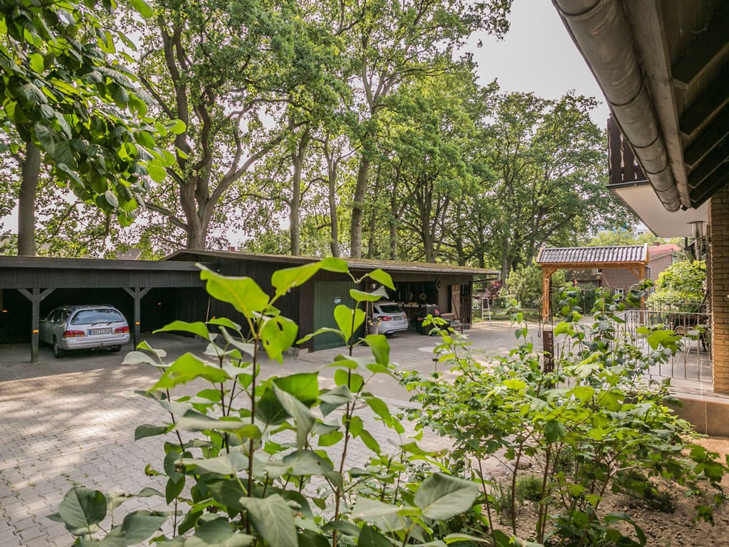 Carport des Landhaus Teuteberg in Bad Bevensen