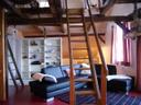 Wohnzimmer Wohnung Mühlenteich Urlaub in der "Oldenstädter Wassermühle"
