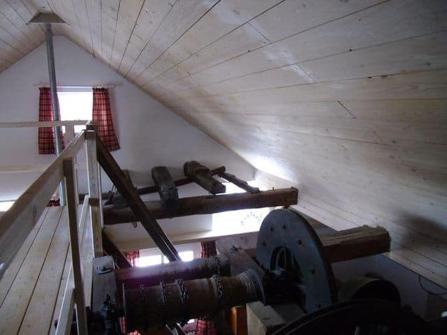 Spitzboden Wohnung Mühlenteich Urlaub in der "Oldenstädter Wassermühle"