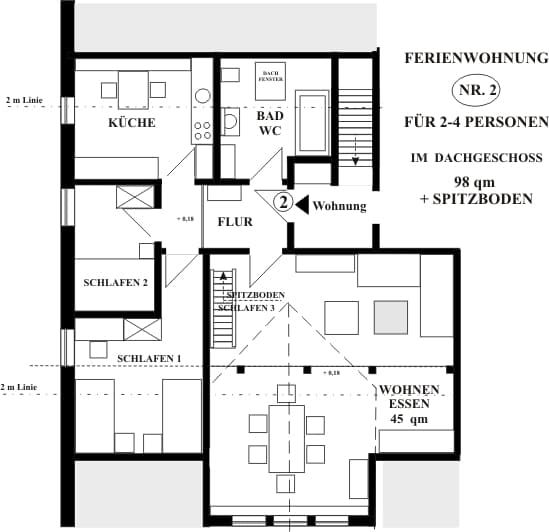 Grundriss Wohnung Mühlengarten Urlaub in der "Oldenstädter Wassermühle"