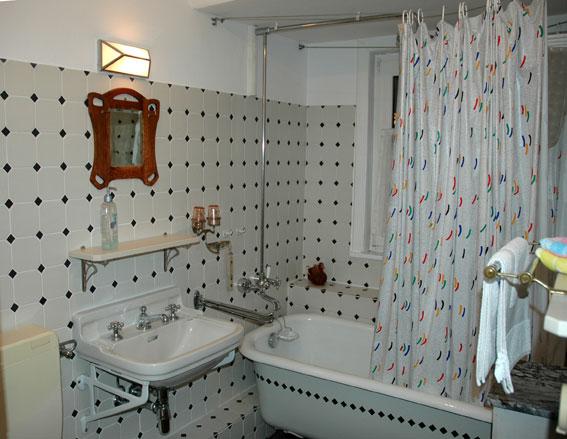 Badezimmer Privatzimmer in der Alten Schule