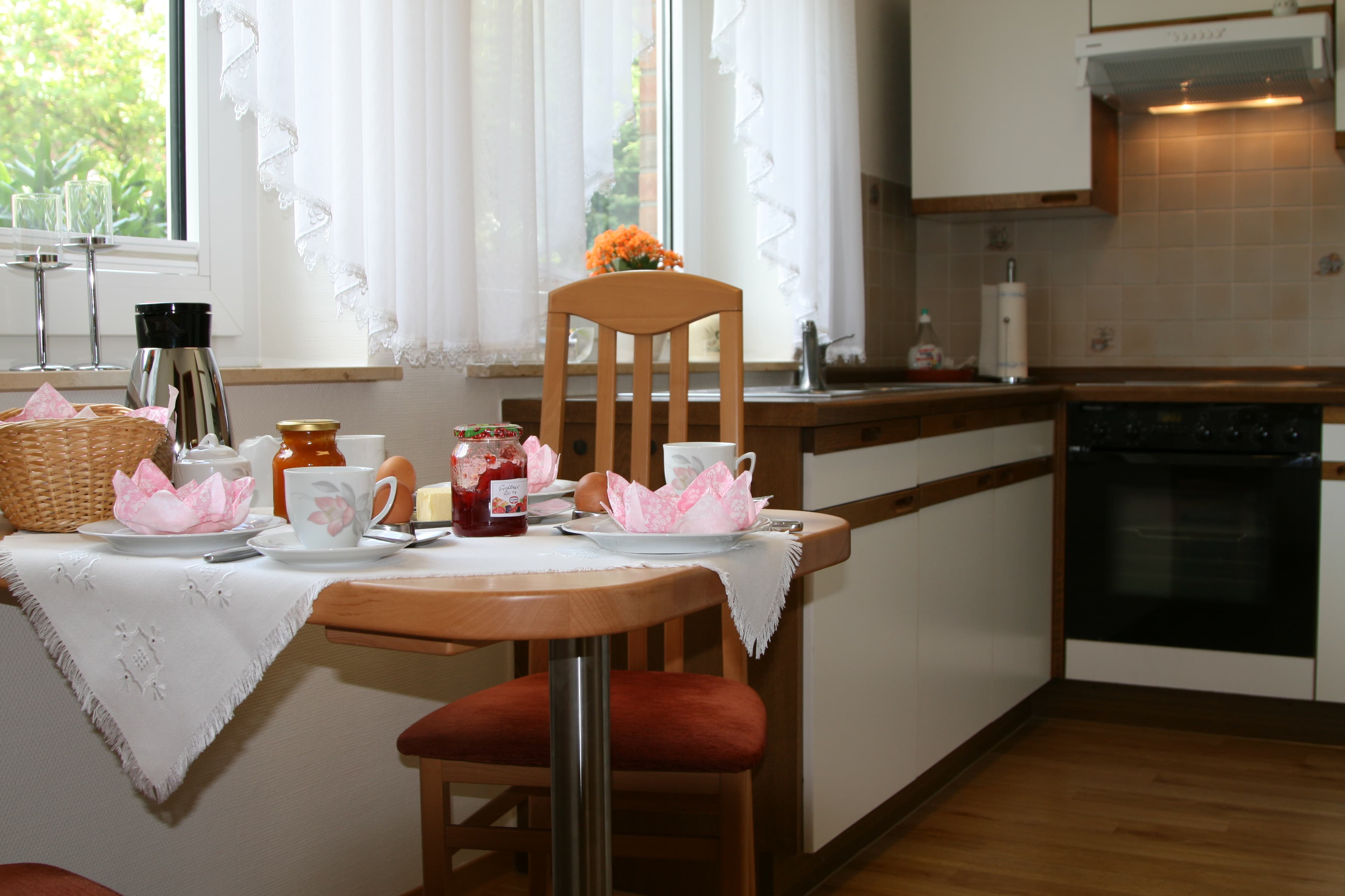 Blick auf den Essplatz