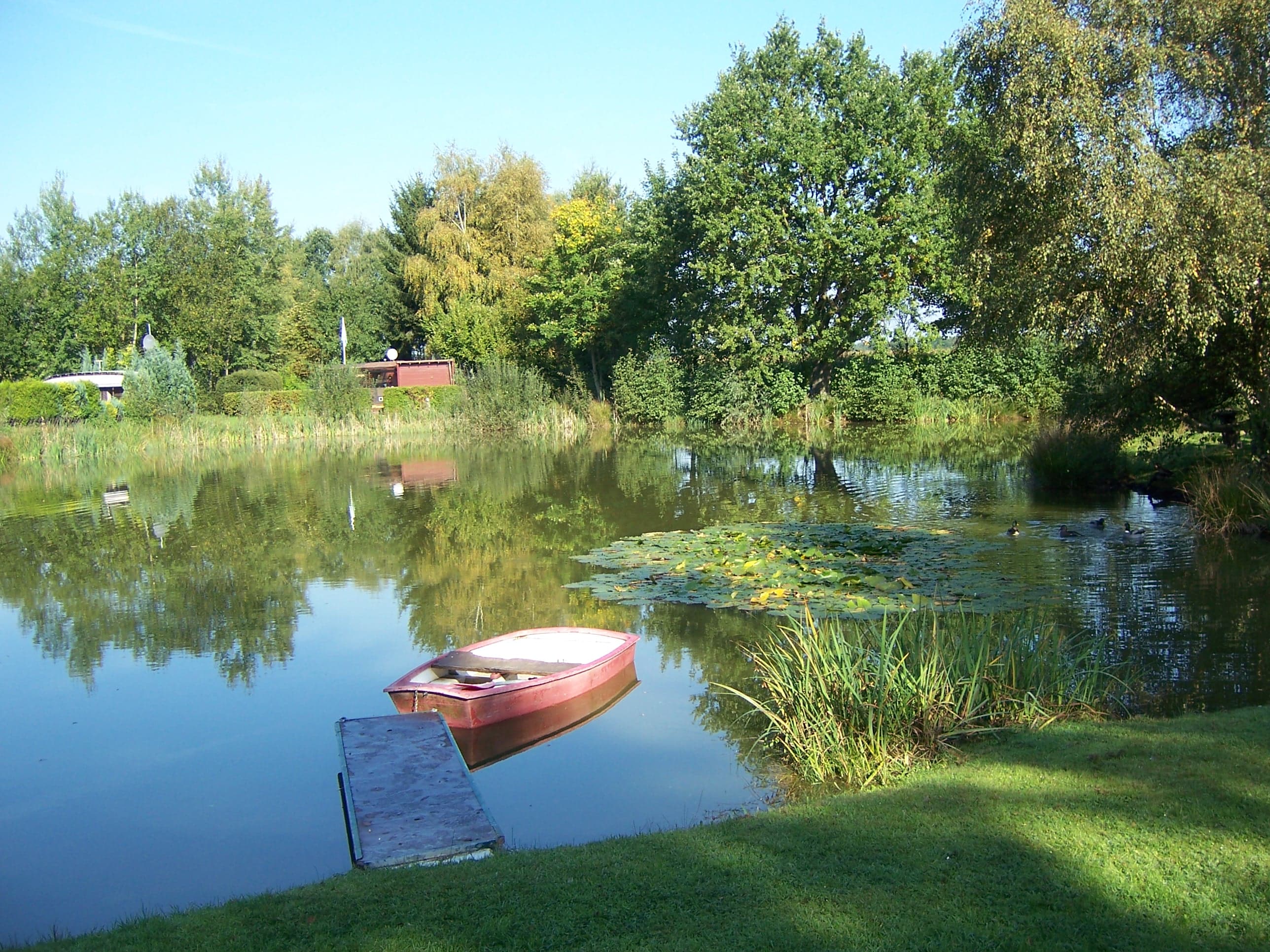 Blick aufs Wasser Campingplatz Bruchsee