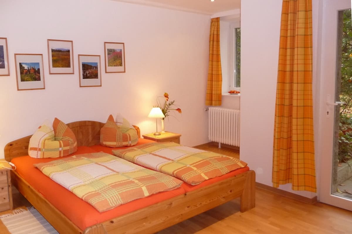 Ferienwohnung Rotkäppchen Schlafzimmer