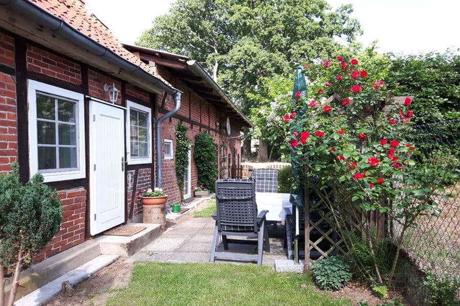 Außenansicht der Ferienwohnung Unter den Eichen in Amelinghausen