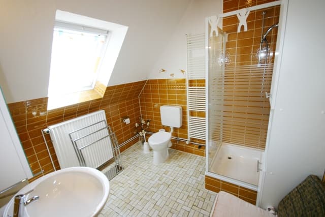 Badezimmer Ferienwohnung Zum Regenbogen