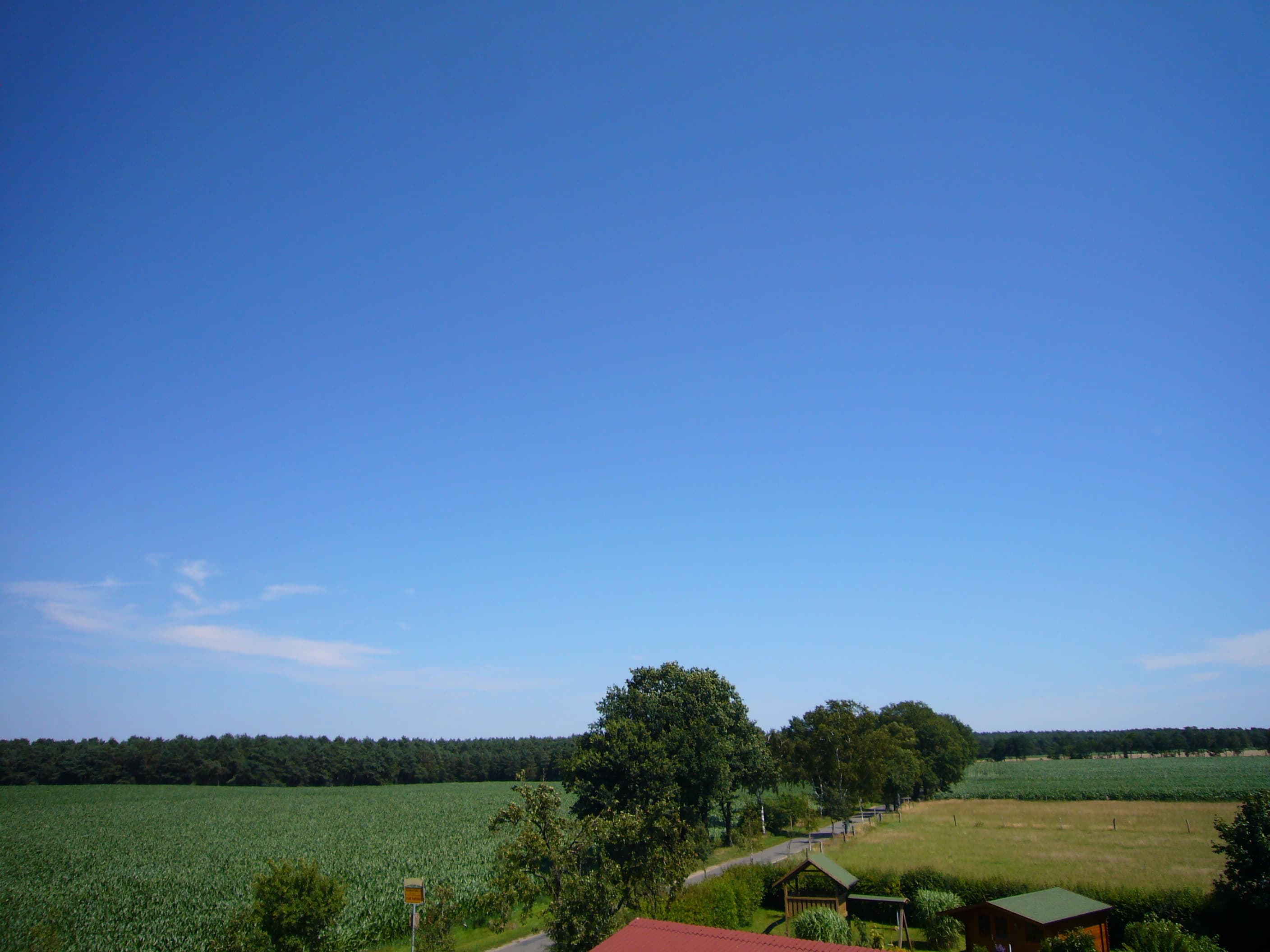 Blick Ferienwohnung Zum Regenbogen