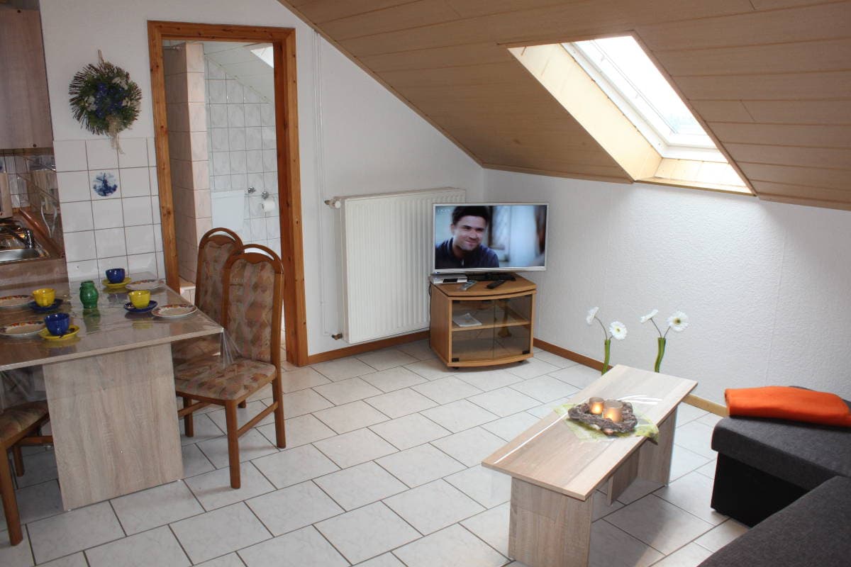 Wohnzimmer Ferienwohnung Hof Reckermann I