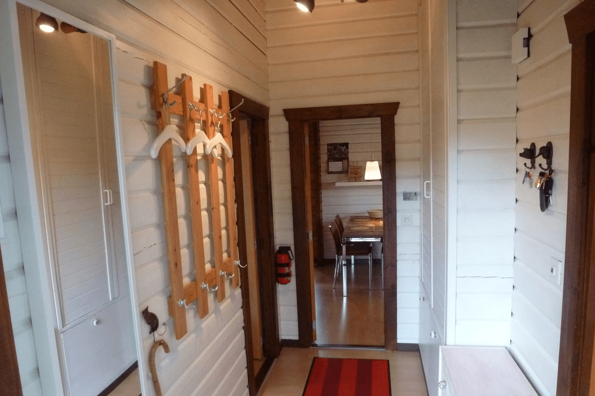 Flur im Ferienhaus Holzhaus am Heidesee Müden Örtze