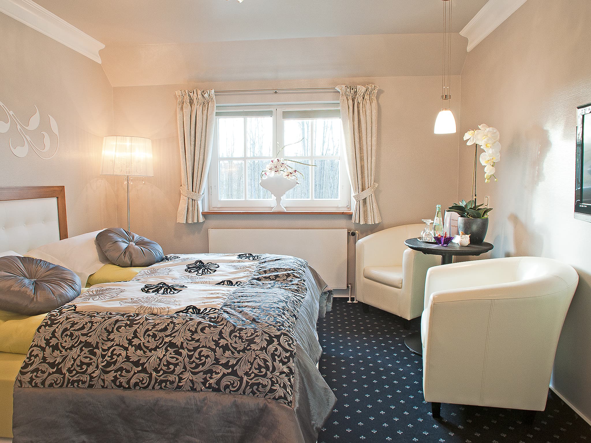 Suite in dem Amethyst Hotel in Lüneburg