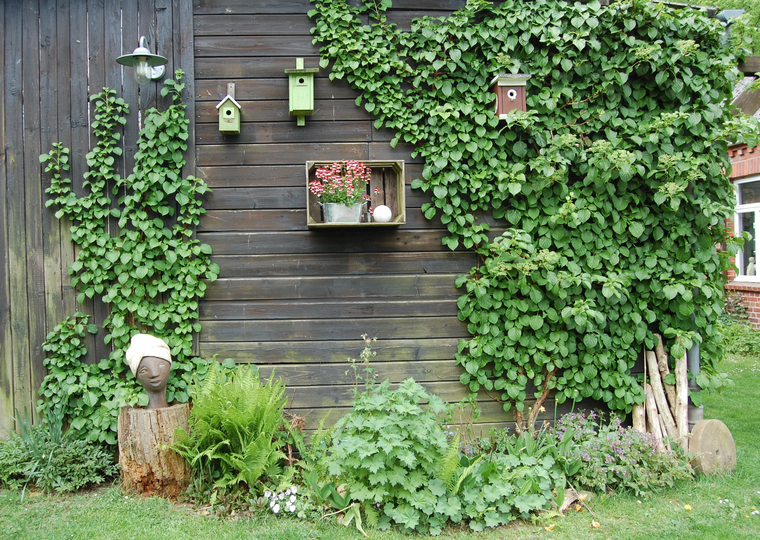 Ferienwohnung Metropolregion Gartenansicht