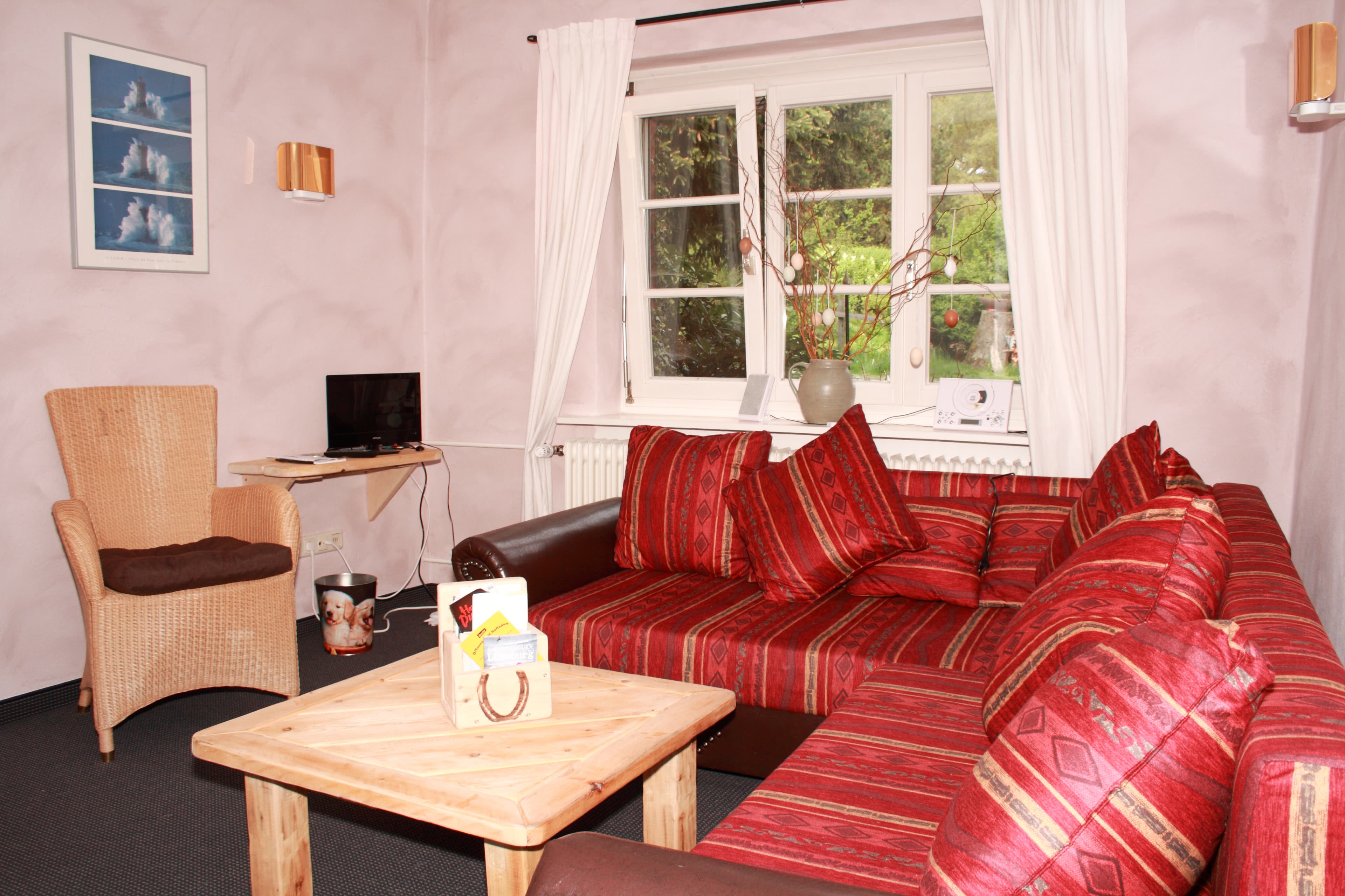 Wohnzimmer Ferienwohnung "Am Butterberg"