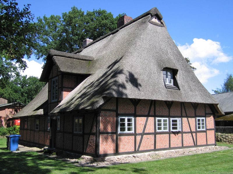 Außenansicht Ferienhaus Nordheide