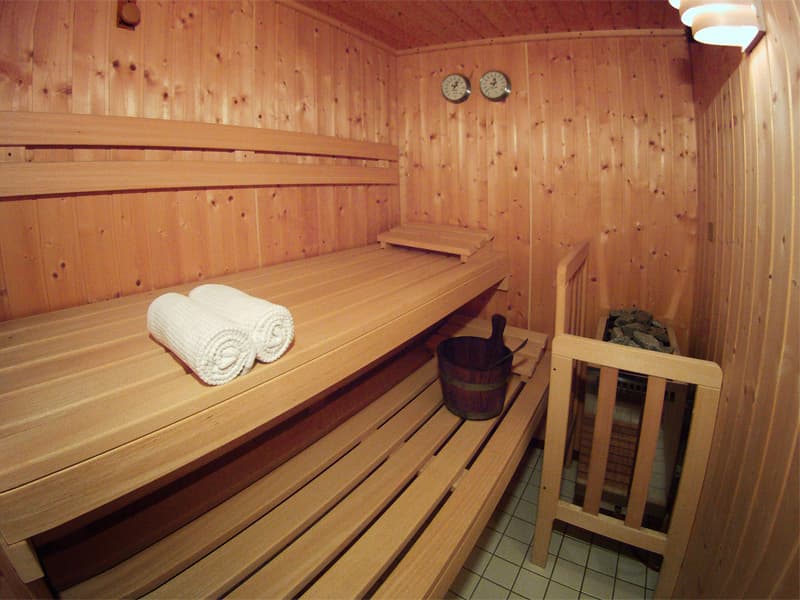 Sauna Ferienhaus Heide Lodge