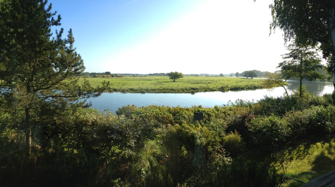 Aussicht Ferienhaus Heide Lodge