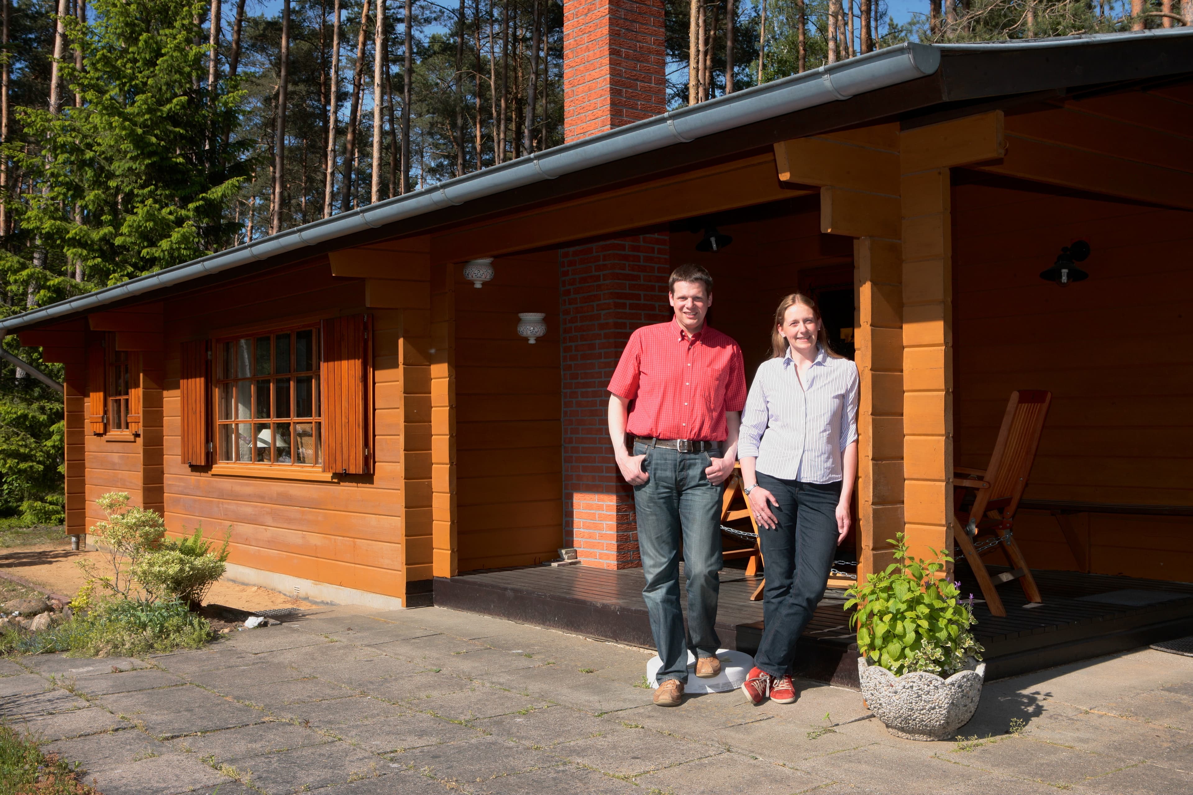 Außenansicht Ferienhaus Ortheide 67