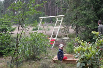 Schaukel und Sandkiste Ferienhaus Ortheide 67