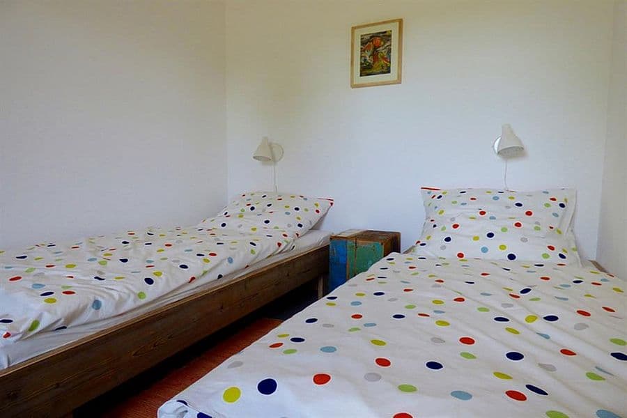 Schlafzimmer in der Ferienwohnung Landsitz in Egestorf