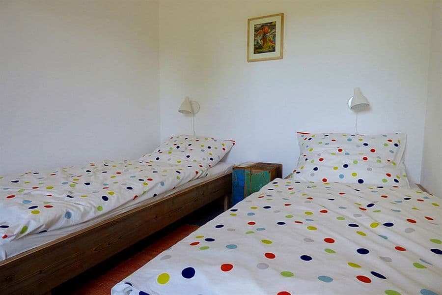 Ferienwohnung Landsitz Schlafzimmer 