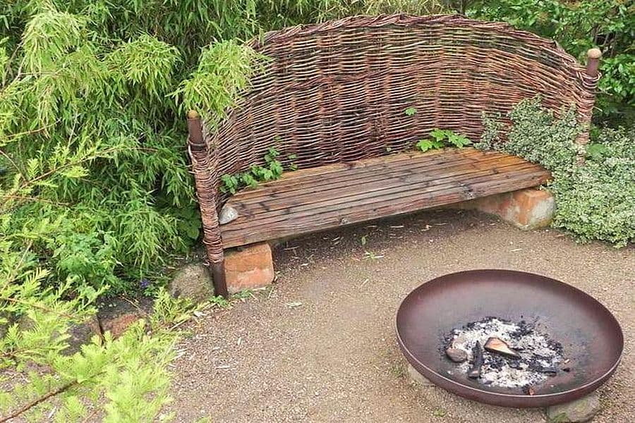 Feuerstelle in der Ferienwohnung Landsitz in Egestorf