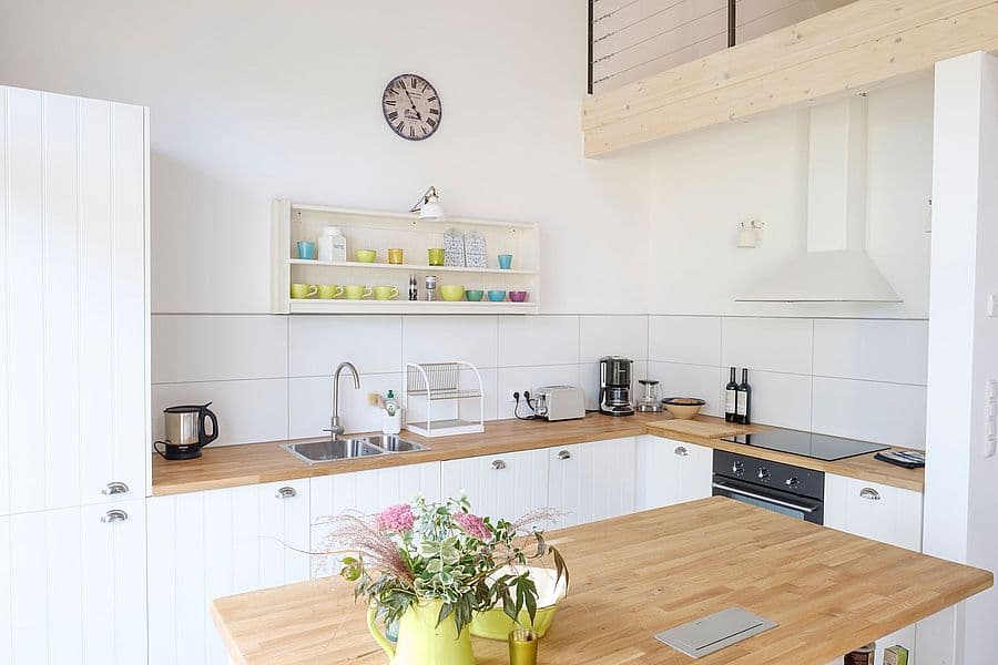 Ferienwohnung Landlust, Küche