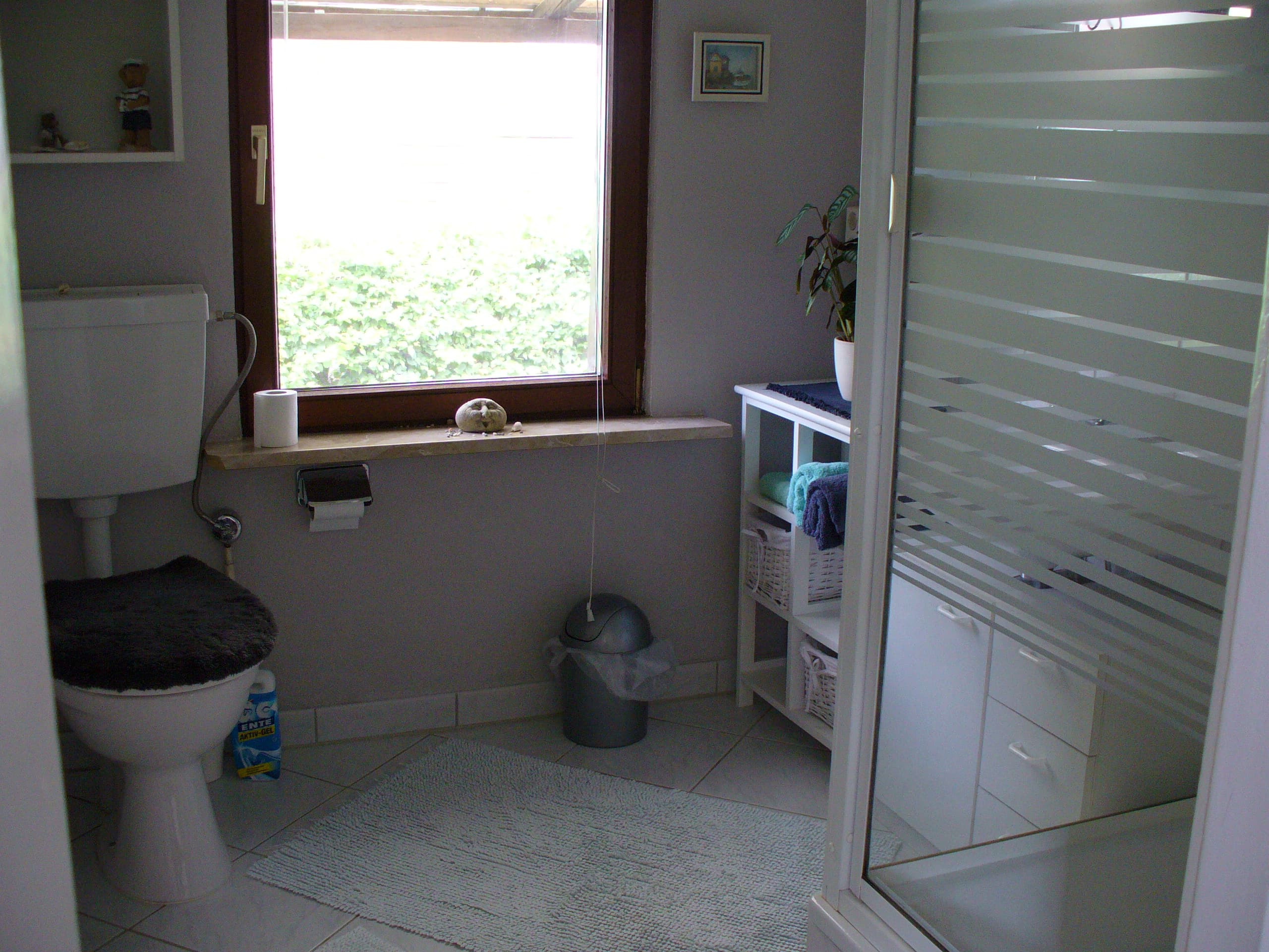 Badezimmer in dem Ferienhaus "Christine" in Handeloh