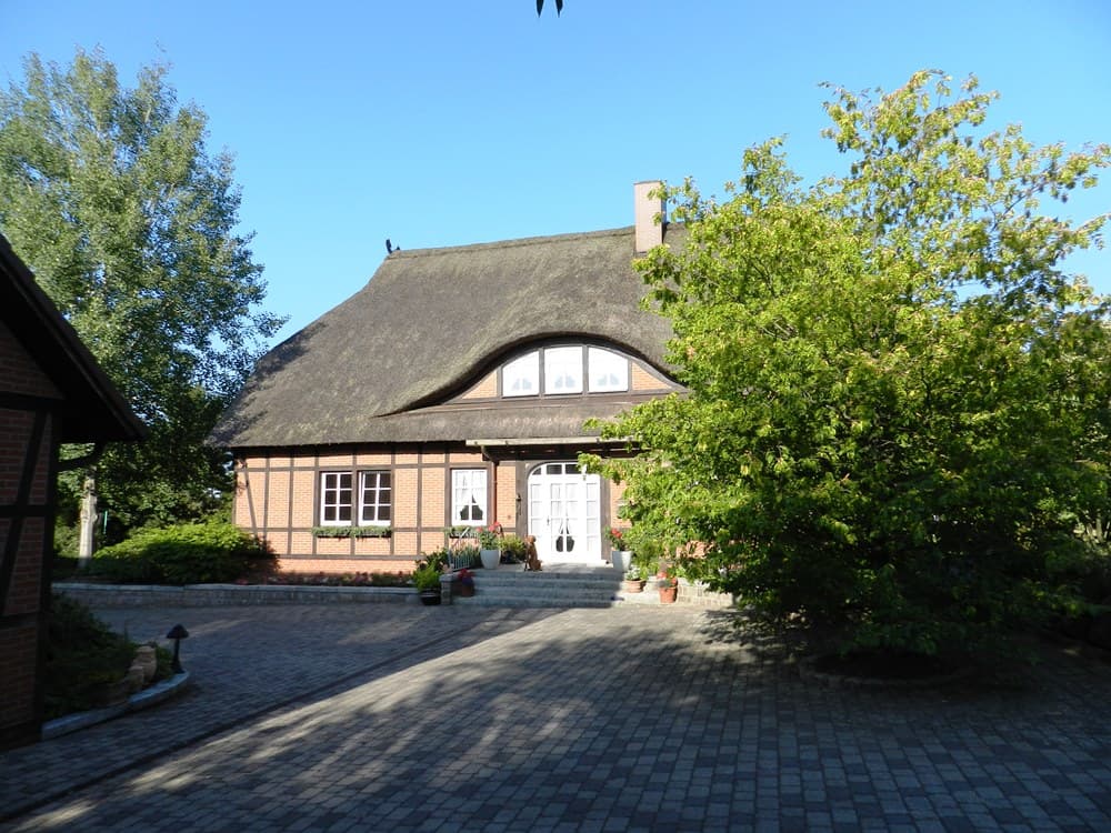 Außenansicht Ferienwohnung Weideblick Buchenhof Nordheide 