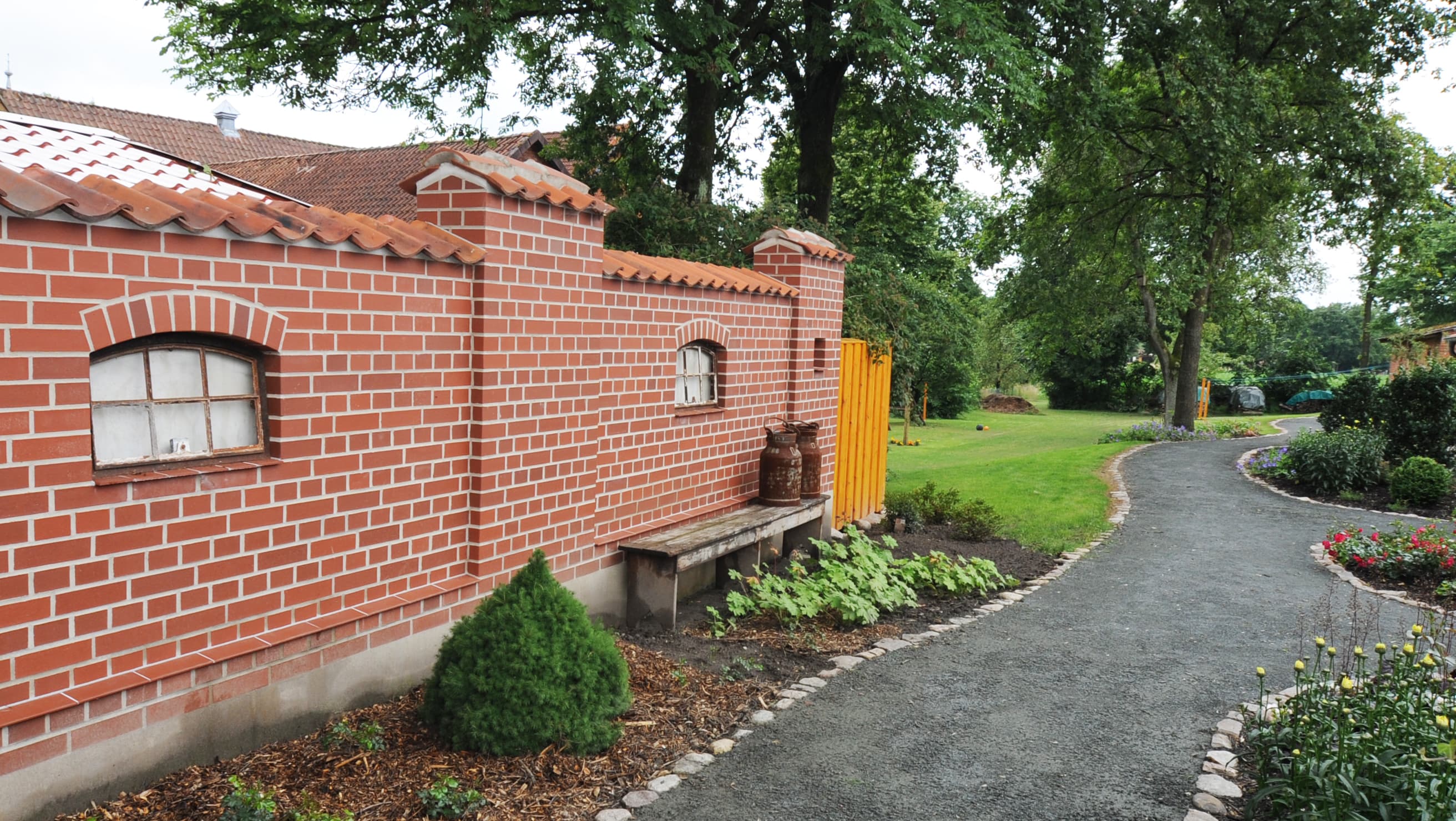 Auffahrt des Ferienhof Niemeyer in Düshorn