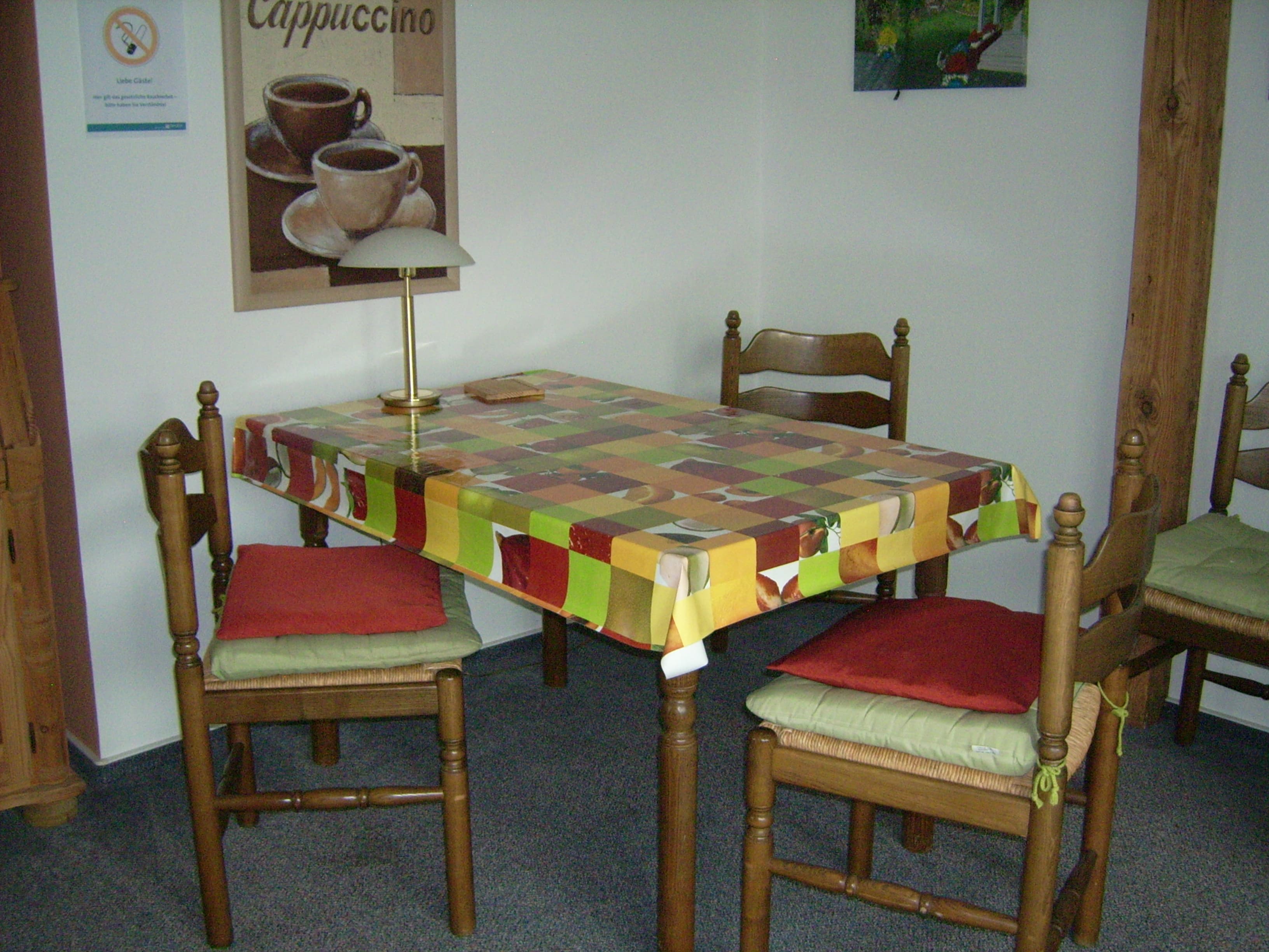 Essbereich in der Ferienwohnung Zum Otterberg in Otter