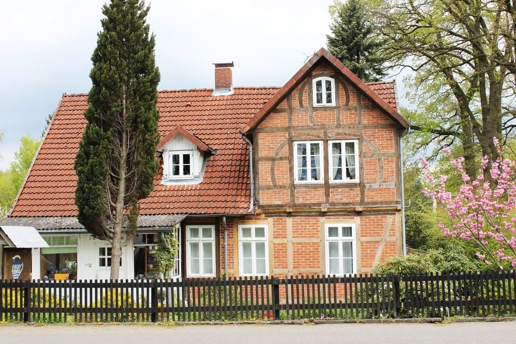 Außenansicht der Ferienwohnung Bernsteinstube in Hermannsburg