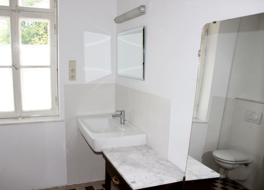 Bad in der Ferienwohnung Bernsteinstube in Hermannsburg