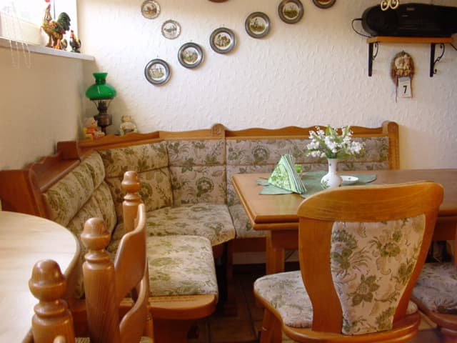 Küche in der Ferienwohnung Beroma